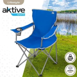 Quechua Magasin -Quechua Magasin aktive chaise de camping avec porte gobelet 1