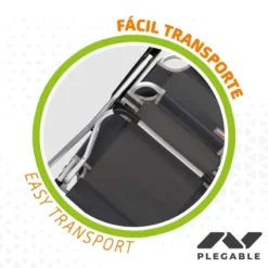 AKTIVE - Chaise Pliante Camping Fixe En Aluminium 54 X 57 X 91 Cm, Gris -Quechua Magasin aktive chaise pliante camping fixe en aluminium 54 x 57 x 91 cm gris 3