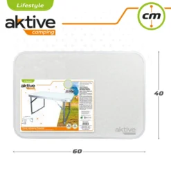 AKTIVE - Table Pliante . Table Basse Blanche En Aluminium - 40x60x40 Cm -Quechua Magasin aktive table pliante table basse blanche en aluminium 40x60x40 cm 4