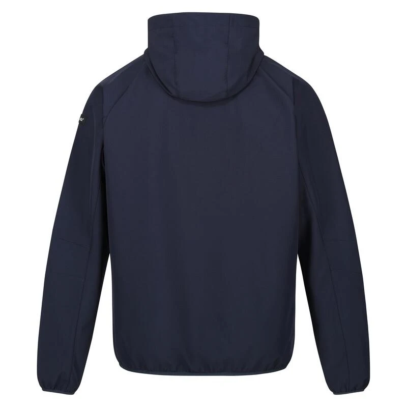 Regatta Arec III Homme Randonnée Softshell Veste - Marine 2 Regatta Arec III Homme Randonnée Softshell Veste - Marine – Image 2