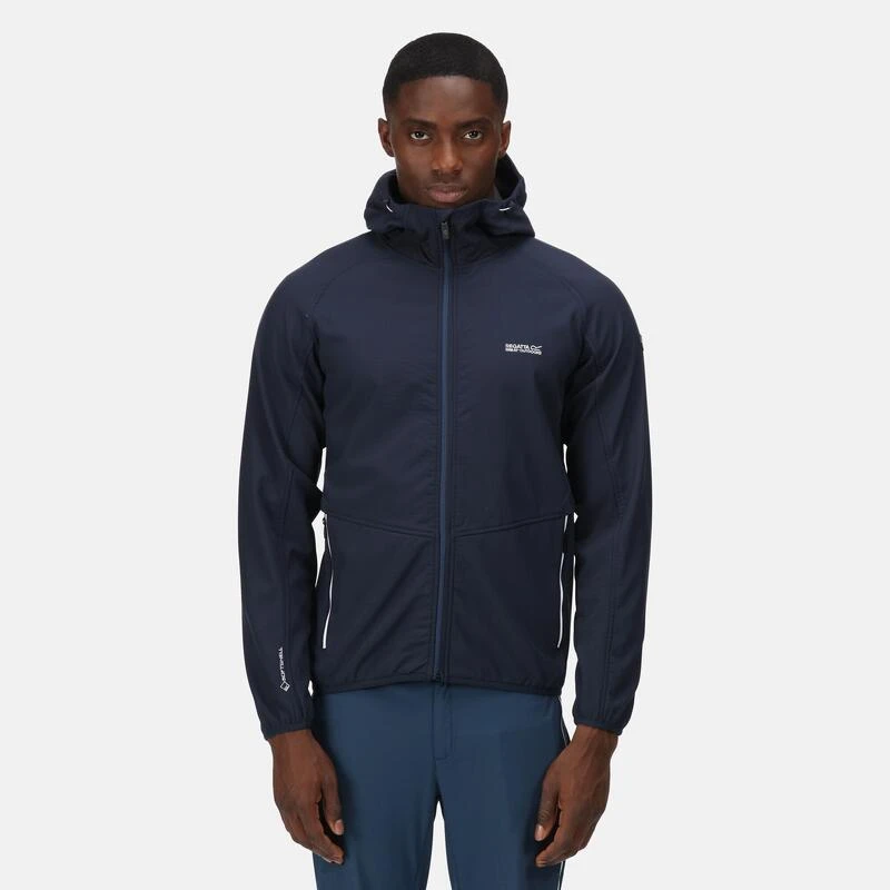 Regatta Arec III Homme Randonnée Softshell Veste - Marine 3 Regatta Arec III Homme Randonnée Softshell Veste - Marine – Image 3