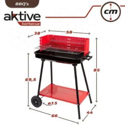 Barbecue Portable Au Charbon De Bois Pour 4 Niveaux Aktive -Quechua Magasin barbecue portable au charbon de bois pour 4 niveaux aktive 5