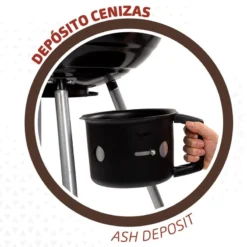 Barbecue Portable Rond Au Charbon De Bois Avec Couvercle Aktive -Quechua Magasin barbecue portable rond au charbon de bois avec couvercle aktive 4