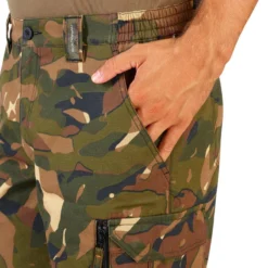 Bermuda 500 Camouflage Woodland V1 Vert Et Marron -Quechua Magasin bermuda 500 camouflage woodland v1 vert et marron 5