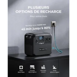 BLUETTI Générateur Électrique Solaire AC180 Avec Panneau Solaire PV200 -Quechua Magasin bluetti generateur electrique solaire ac180 avec panneau solaire pv200 3