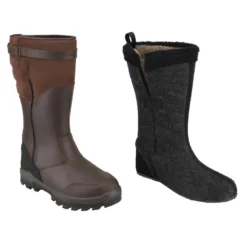Bottes Chasse Chaudes Imperméables Cuir 900. 16 Bottes Chasse Chaudes Imperméables Cuir 900. -Quechua Magasin bottes chasse chaudes impermeables cuir 900 6