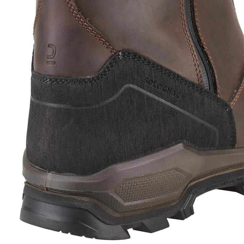 Bottes Chasse Chaudes Imperméables Cuir 900. 10 Bottes Chasse Chaudes Imperméables Cuir 900. – Image 10
