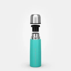 Quechua Bouteille Isotherme Inox 0,4L Avec Gobelet Pour La Randonnée - Turquoise -Quechua Magasin bouteille isotherme inox 04l avec gobelet pour la randonnee turquoise 7