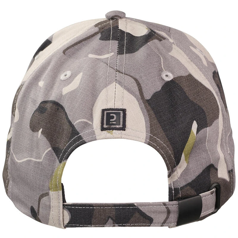 Casquette Chasse 500 Résistante Camo Woodland Gris 4 Casquette Chasse 500 Résistante Camo Woodland Gris – Image 4