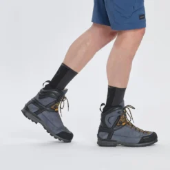 CHAUSSURES TREKKING CUIR IMPERMEABLES VIBRAM - MT500 ULTRA - HOMME HAUTE -Quechua Magasin chaussures trekking cuir impermeables vibram mt500 ultra homme haute 6