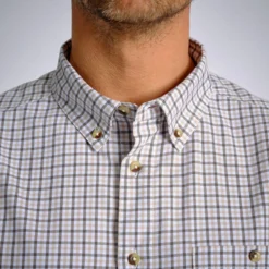 CHEMISE 100 A CARREAUX BLANCHE -Quechua Magasin chemise 100 a carreaux blanche 2