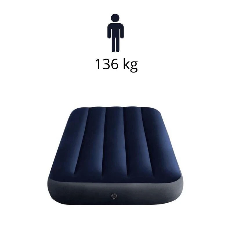 Intex Classic Downy - Lit Gonflable - 191x99x25cm - Compris Les Accessoires 3 Intex Classic Downy - Lit Gonflable - 191x99x25cm - Compris Les Accessoires – Image 3
