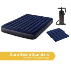 Intex Classic Downy - Lit Gonflable - 203x152x25cm - Compris Les Accessoires -Quechua Magasin classic downy lit gonflable 203x152x25cm compris les accessoires 2