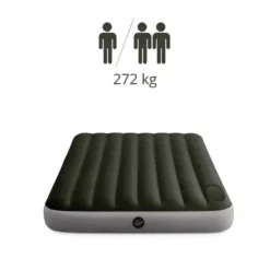 Intex Downy Full Airbed - Lit Gonflable - 191x137x25cm - Avec Accessoires -Quechua Magasin downy full airbed lit gonflable 191x137x25cm avec accessoires 2