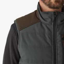Gilet De Chasse Chaud Vert 500. -Quechua Magasin gilet de chasse chaud vert 500 6