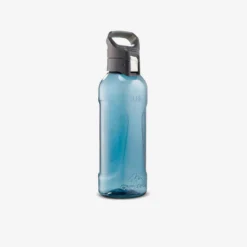 Quechua Gourde Ecozen® 0,8L Avec Bouchon Ouverture Rapide Pour La Randonnée - Bleu