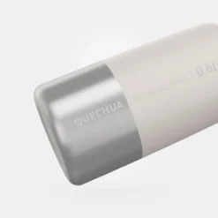 Quechua Gourde Inox 0,6L Avec Bouchon à Vis Pour La Randonnée - Blanc -Quechua Magasin gourde inox 06l avec bouchon a vis pour la randonnee blanc 2
