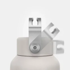 Quechua Gourde Inox 0,6L Avec Bouchon à Vis Pour La Randonnée - Blanc -Quechua Magasin gourde inox 06l avec bouchon a vis pour la randonnee blanc 4