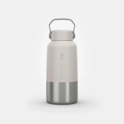 Quechua Gourde Inox 0,6L Avec Bouchon à Vis Pour La Randonnée - Blanc -Quechua Magasin gourde inox 06l avec bouchon a vis pour la randonnee blanc 9