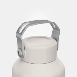 Quechua Gourde Inox 1L Avec Bouchon à Vis Pour La Randonnée - Blanc -Quechua Magasin gourde inox 1l avec bouchon a vis pour la randonnee blanc 3