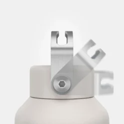 Quechua Gourde Inox 1L Avec Bouchon à Vis Pour La Randonnée - Blanc -Quechua Magasin gourde inox 1l avec bouchon a vis pour la randonnee blanc 4