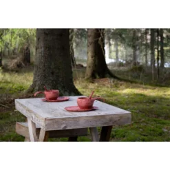 Kupilka Boîte-cadeau-Tasse, Cuillère Et Bol-Cranberry (Rouge) -Quechua Magasin kupilka boite cadeau tasse cuillere et bol cranberry rouge 2