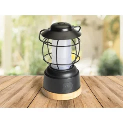 Lampe Lanterne De Camping LED Kiruna Jord - Rechargeable - USB - Bambou - Rétro -Quechua Magasin lampe lanterne de camping led kiruna jord rechargeable usb bambou retro 6