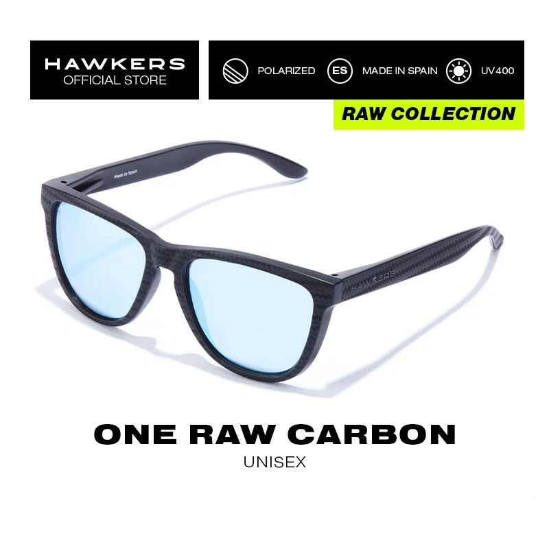 HAWKERS Lunettes De Soleil Pour Homme Et Femme POLARIZED BLUE CHROME - ONE CARBON FIBER 2 HAWKERS Lunettes De Soleil Pour Homme Et Femme POLARIZED BLUE CHROME - ONE CARBON FIBER – Image 2