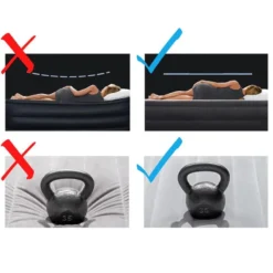 Matelas Gonflable - Intex Prestige Downy -1 Personne - 76x191x25 Cm (BxLxH) -Quechua Magasin matelas gonflable intex prestige downy 1 personne 76x191x25 cm bxlxh 3