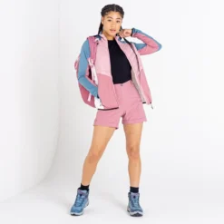 Dare 2b Melodic II Short De Marche Pour Femme - Rose -Quechua Magasin melodic ii short de marche pour femme rose 3