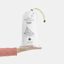 Moustiquaire De Voyage Non Imprégnée - 2 Personnes- Blanche -Quechua Magasin moustiquaire de voyage non impregnee 2 personnes blanche 5