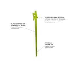 Nemo Equipment Airpin Tent Pegs - 4 Pièces -Quechua Magasin nemo equipment airpin tent pegs 4 pieces 4