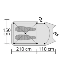 Origin Outdoors Tent - Confortable - 2 Personnes -Quechua Magasin origin outdoors tent confortable 2 personnes 3