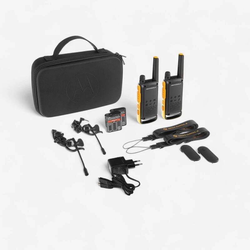Paire De Talkie-walkies MOTOROLA Rechargeables Par USB - T82 Extrême - 10km 1 Paire De Talkie-walkies MOTOROLA Rechargeables Par USB - T82 Extrême - 10km