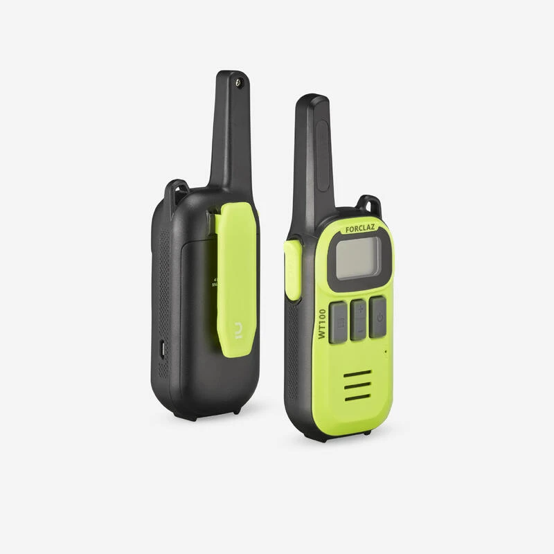 Paire De Talkie-walkies Rechargeables Par USB - 5 Km - WT100 1 Paire De Talkie-walkies Rechargeables Par USB - 5 Km - WT100