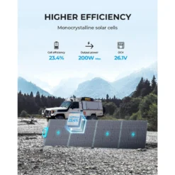 Panneau Solaire BLUETTI PV200 | 200 W -Quechua Magasin panneau solaire bluetti pv200 200 w 2