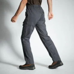 PANTALON CARGO RESISTANT STEPPE 300 GRIS -Quechua Magasin pantalon cargo resistant steppe 300 gris 2