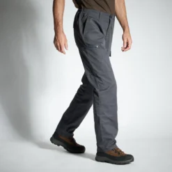 PANTALON CARGO RESISTANT STEPPE 300 GRIS -Quechua Magasin pantalon cargo resistant steppe 300 gris 3