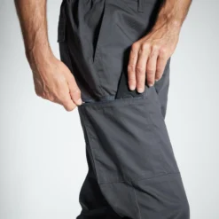 PANTALON CARGO RESISTANT STEPPE 300 GRIS -Quechua Magasin pantalon cargo resistant steppe 300 gris 4