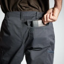 PANTALON CARGO RESISTANT STEPPE 300 GRIS -Quechua Magasin pantalon cargo resistant steppe 300 gris 7