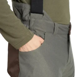 PANTALON CHASSE A BRETELLES CHAUD -20°C VERT 100 16 PANTALON CHASSE A BRETELLES CHAUD -20°C VERT 100 -Quechua Magasin pantalon chasse a bretelles chaud 20c vert 100 7