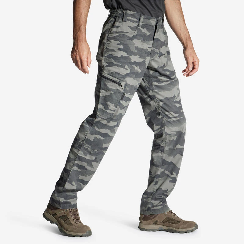 PANTALON LEGER 100 CAMO HALFTONE GRIS 1 PANTALON LEGER 100 CAMO HALFTONE GRIS