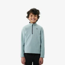 Quechua Polaire De Randonnée - MH100 Grise Clair - Enfant 7-15 Ans