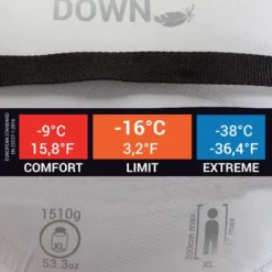 Simond Sac De Couchage MAKALU II Light -9° Taille XL -Quechua Magasin sac de couchage makalu ii light 9 taille xl 6