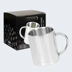 Set De Couverts De Camping & Tasse Thermique Inox | 4 Personnes -Quechua Magasin set de couverts de camping and tasse thermique inox 4 personnes 3