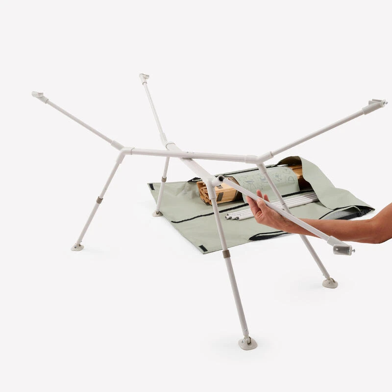 Quechua TABLE DE CAMPING COMPACTE 4/6 PERSONNES - PLATEAU BOIS - POCHE DE RANGEMENT 6 Quechua TABLE DE CAMPING COMPACTE 4/6 PERSONNES - PLATEAU BOIS - POCHE DE RANGEMENT – Image 6