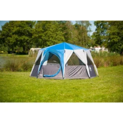 Tente Coleman Octagon 8 (Bleue) -Quechua Magasin tente coleman octagon 8 bleue 4