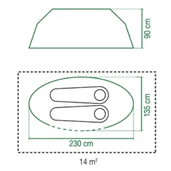 Coleman Tente Galiano Bleue - 2 Personnes -Quechua Magasin tente galiano bleue 2 personnes 5