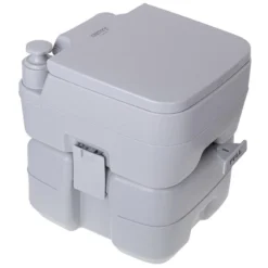 Toilette Portable 20L Pour Camping-Car, WC Avec Chasse D'Eau 13L Camry -Quechua Magasin toilette portable 20l pour camping car wc avec chasse deau 13l camry 6