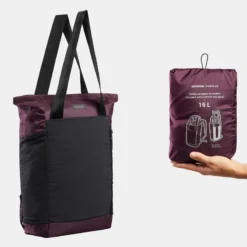 Tote Bag 2en1 15L - Travel 14 Tote Bag 2en1 15L - Travel -Quechua Magasin tote bag 2en1 15l travel 4